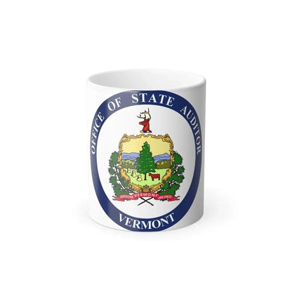 Seal of the State Auditor of Vermont - Color Changing Coffee Mug 11oz - Go Mug Yourself