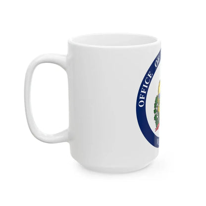 Seal of the State Auditor of Vermont - White Coffee Mug - Go Mug Yourself