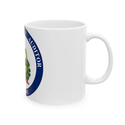 Seal of the State Auditor of Vermont - White Coffee Mug - Go Mug Yourself