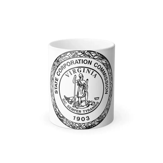 Seal of the State Corporation Commission of Virginia - Color Changing Coffee Mug 11oz - Go Mug Yourself