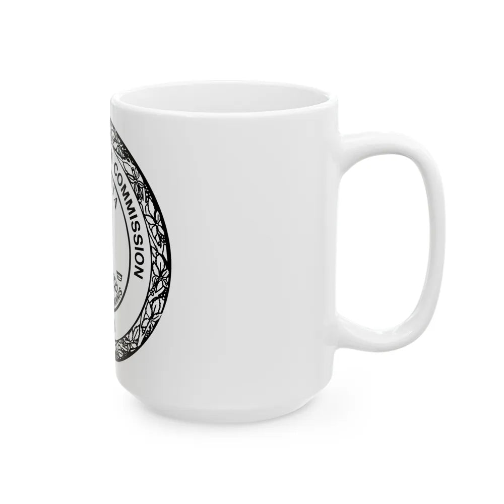 Seal of the State Corporation Commission of Virginia - White Coffee Mug-Go Mug Yourself