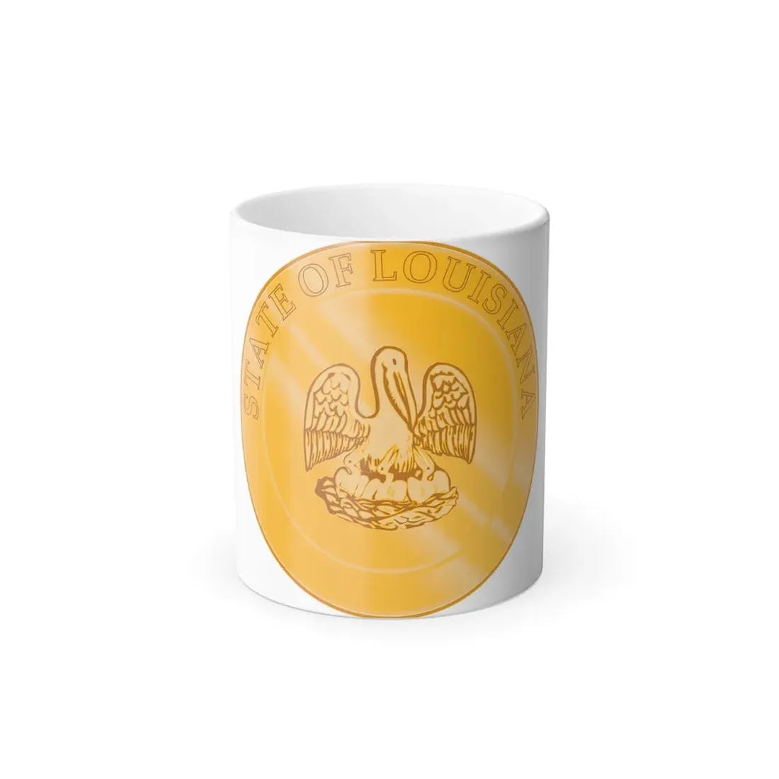 Seal of the State of Louisiana 1902 2006 - Color Changing Coffee Mug 11oz - Go Mug Yourself