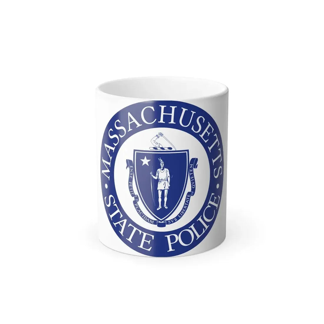 Seal of the State Police of Massachusetts - Color Changing Coffee Mug 11oz - Go Mug Yourself