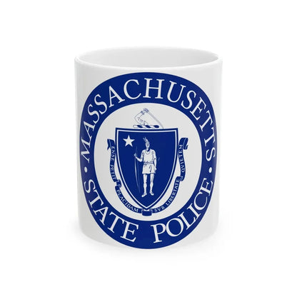 Seal of the State Police of Massachusetts - White Coffee Mug 11oz - Go Mug Yourself