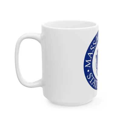 Seal of the State Police of Massachusetts - White Coffee Mug - Go Mug Yourself