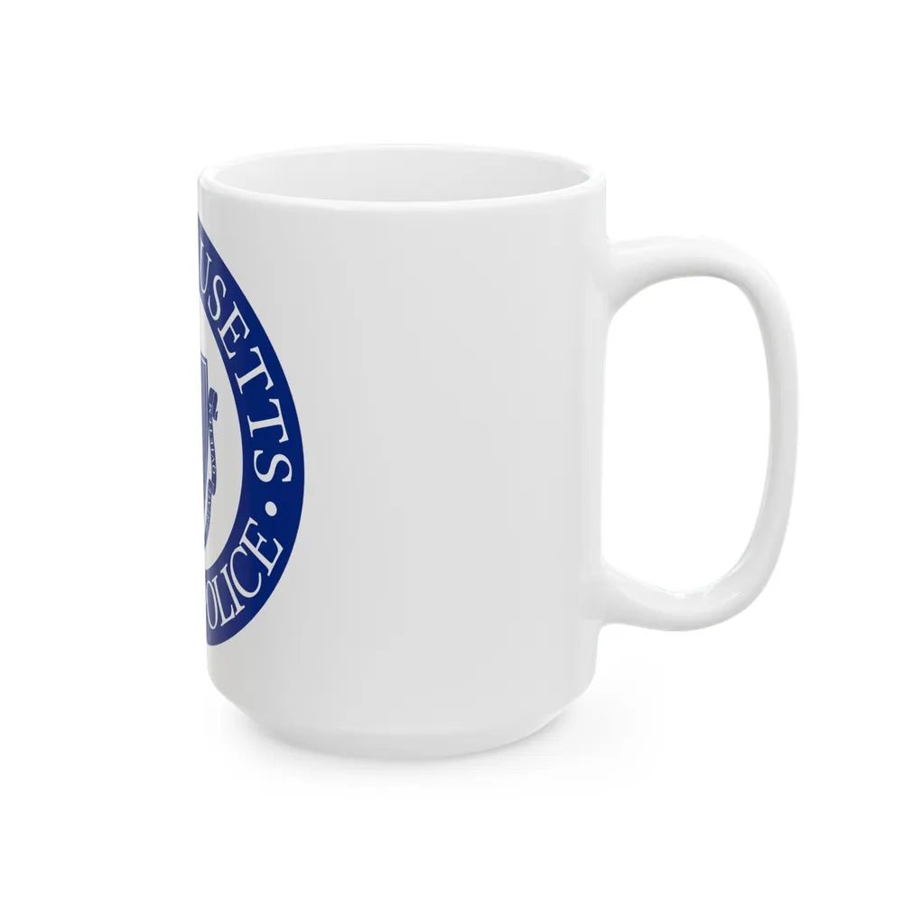 Seal of the State Police of Massachusetts - White Coffee Mug-Go Mug Yourself