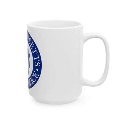 Seal of the State Police of Massachusetts - White Coffee Mug - Go Mug Yourself