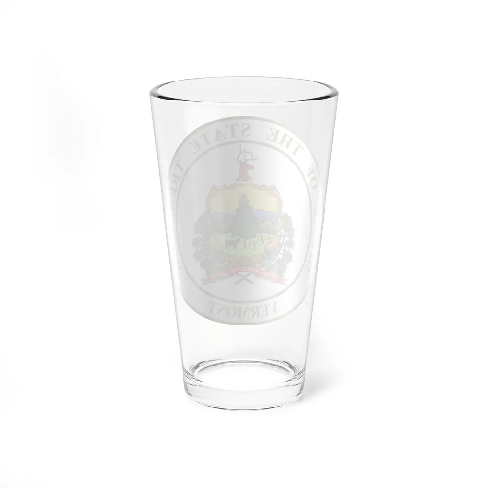 Seal of the State Treasurer of Vermont - Pint Glass 16oz-Go Mug Yourself