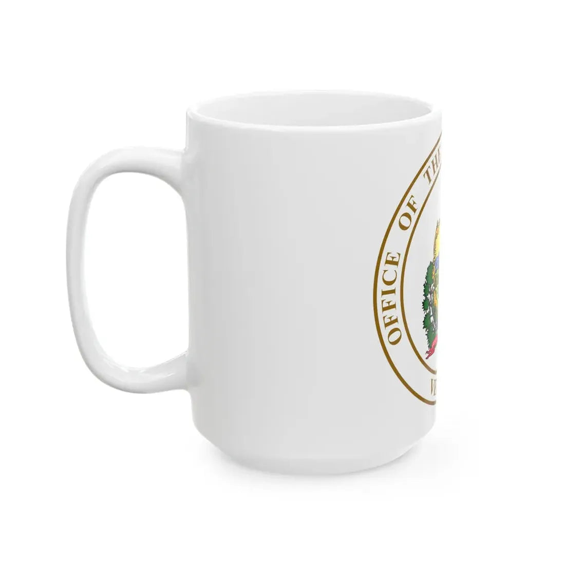Seal of the State Treasurer of Vermont - White Coffee Mug - Go Mug Yourself