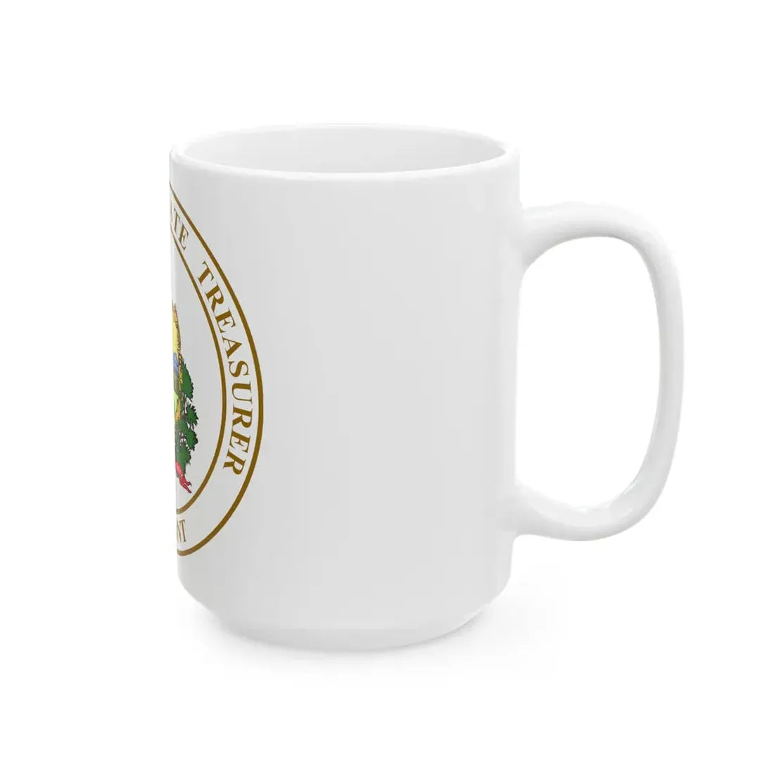Seal of the State Treasurer of Vermont - White Coffee Mug - Go Mug Yourself