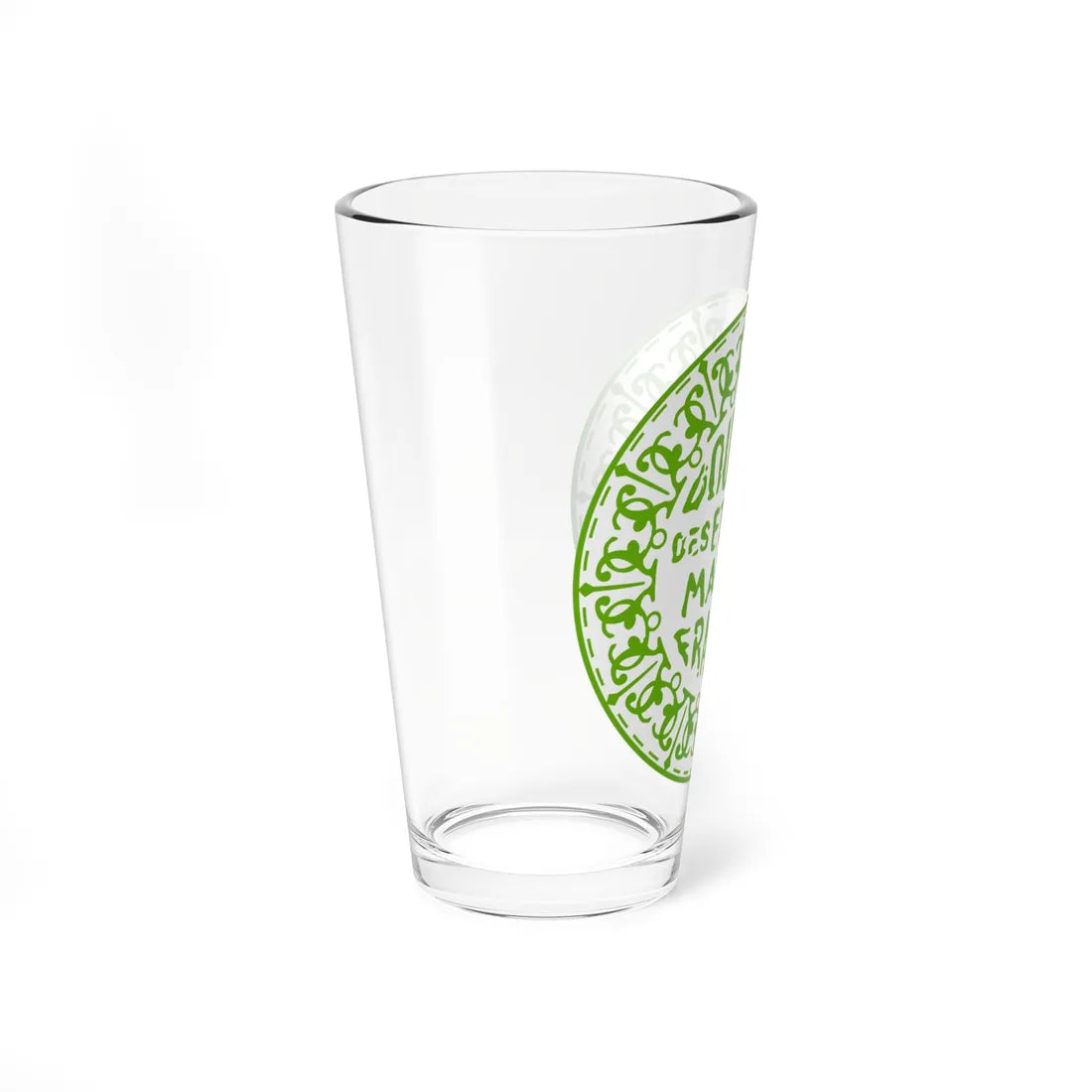 Seal of the states under French mandate (Syria) (Coat of Arms) Pint Glass 16oz - Go Mug Yourself