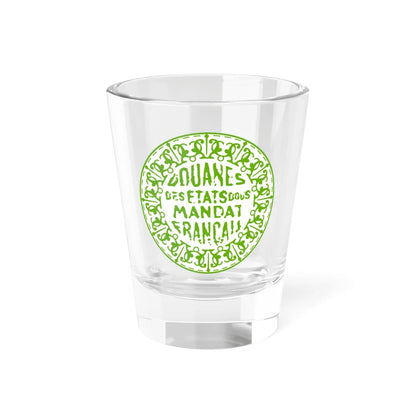 Seal of the states under French mandate (Syria) (Coat of Arms) Shot Glass 1.5oz 1.5oz - Go Mug Yourself