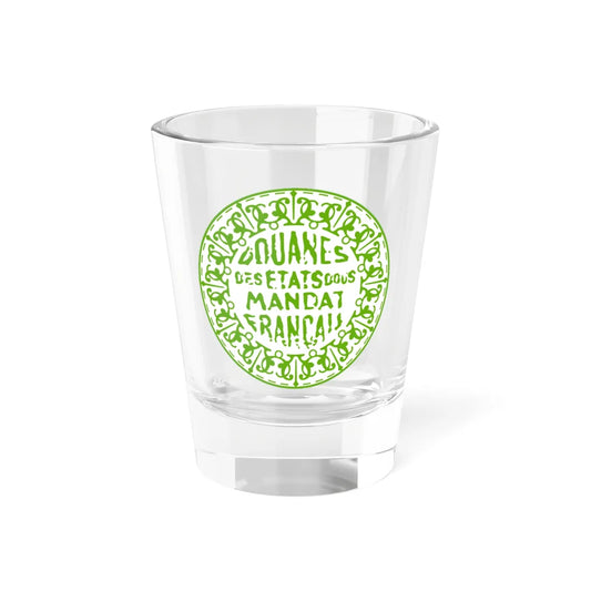 Seal of the states under French mandate (Syria) (Coat of Arms) Shot Glass 1.5oz 1.5oz - Go Mug Yourself
