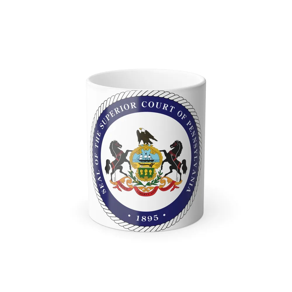 Seal of the Superior Court of Pennsylvania - Color Changing Mug 11oz-11oz-Go Mug Yourself