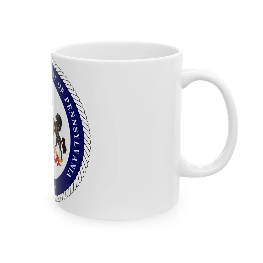 Seal of the Superior Court of Pennsylvania - White Coffee Mug-Go Mug Yourself