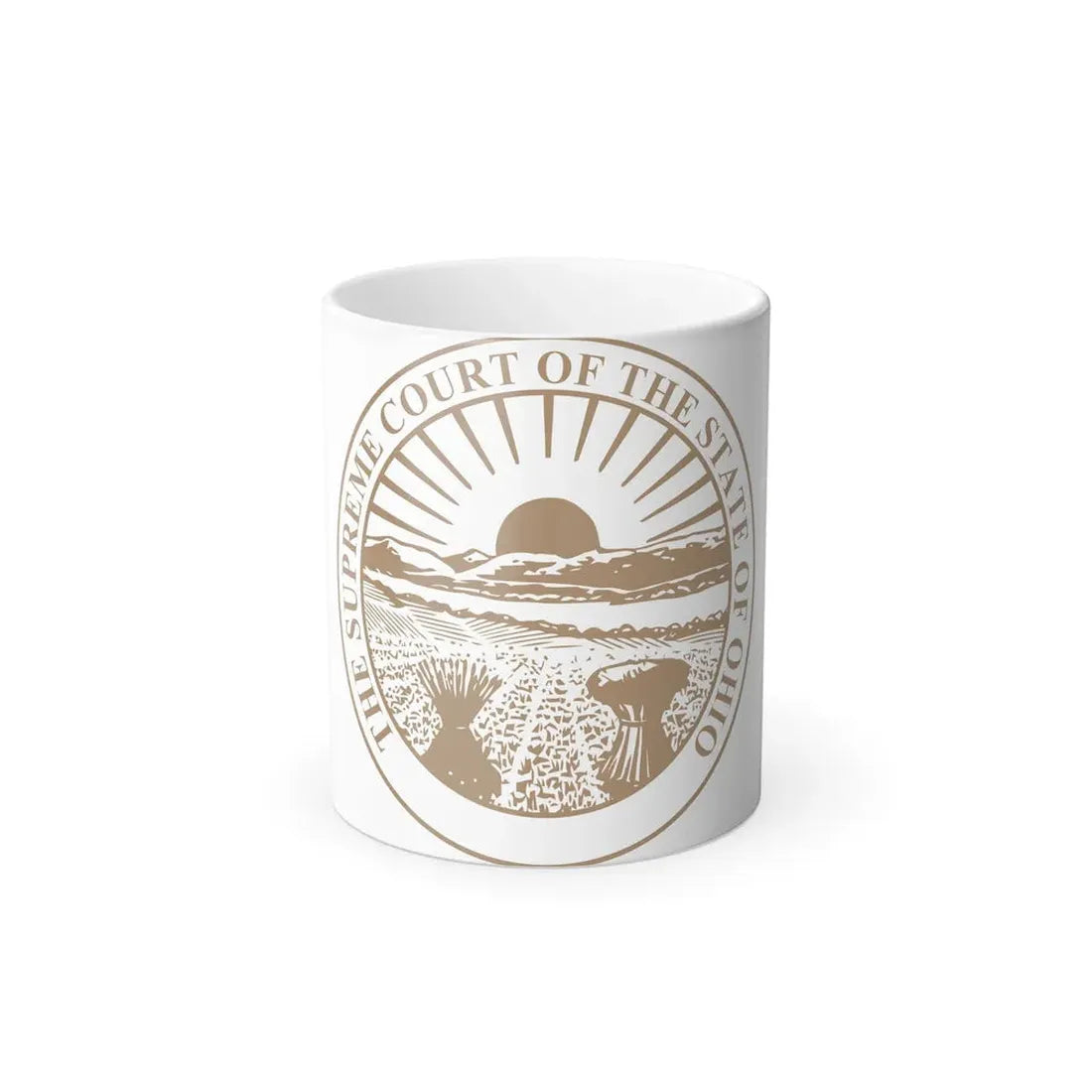 Seal of the Supreme Court of Ohio - Color Changing Coffee Mug 11oz - Go Mug Yourself