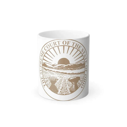 Seal of the Supreme Court of Ohio - Color Changing Coffee Mug 11oz - Go Mug Yourself