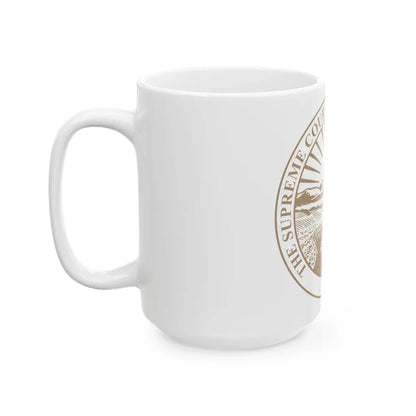Seal of the Supreme Court of Ohio - White Coffee Mug - Go Mug Yourself