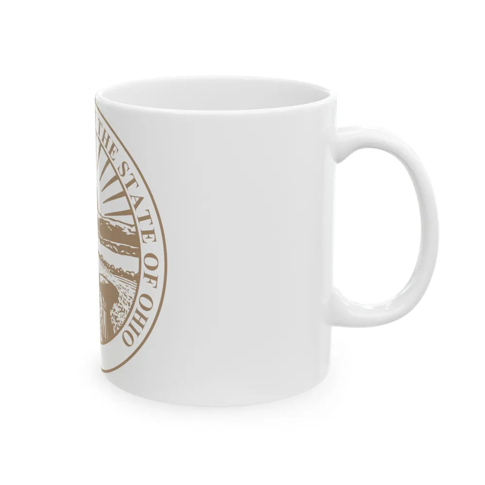 Seal of the Supreme Court of Ohio - White Coffee Mug-Go Mug Yourself