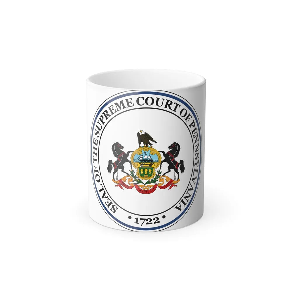 Seal of the Supreme Court of Pennsylvania - Color Changing Mug 11oz-11oz-Go Mug Yourself