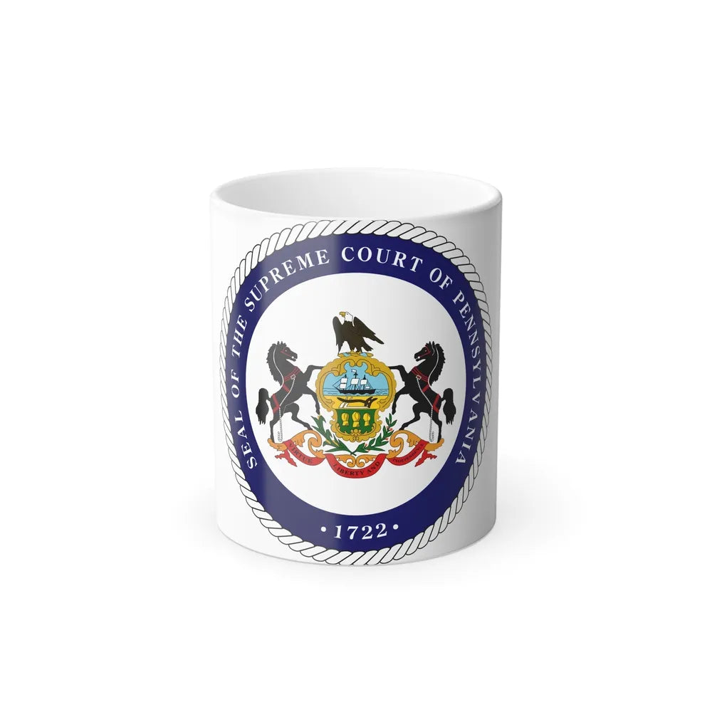 Seal of the Supreme Court of Pennsylvania v2 - Color Changing Mug 11oz-11oz-Go Mug Yourself