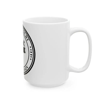 Seal of the Supreme Court of Wisconsin - White Coffee Mug-Go Mug Yourself