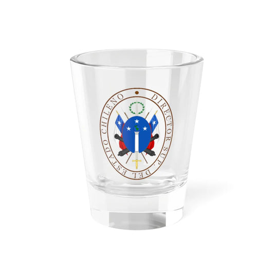 Seal of the Supreme Director of Chile (Chile) (Coat of Arms) Shot Glass 1.5oz 1.5oz - Go Mug Yourself