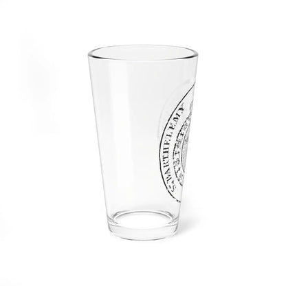 Seal of the Swedish colony of Saint Barthélemy 1784-1877 (Sweden) (Coat of Arms) Pint Glass 16oz - Go Mug Yourself