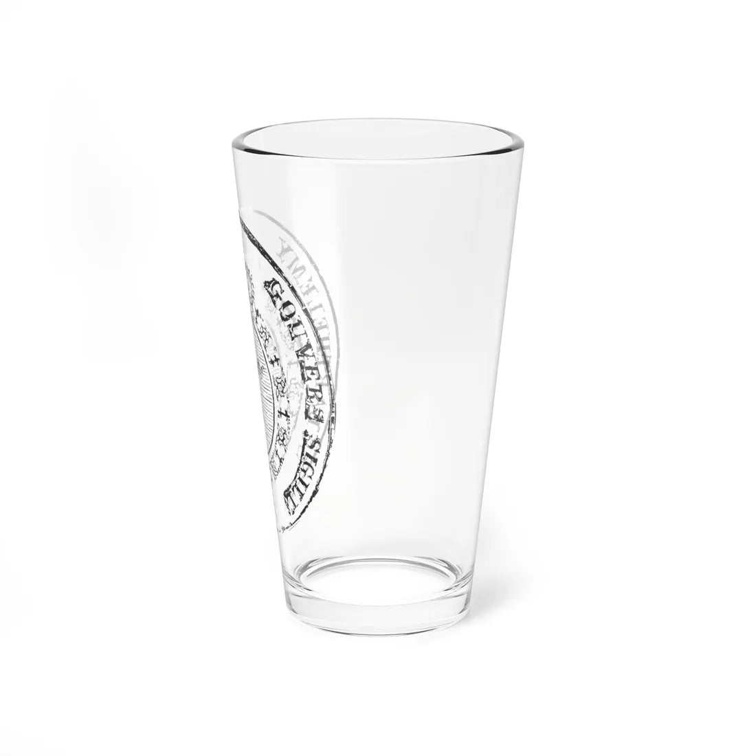 Seal of the Swedish colony of Saint Barthélemy 1784-1877 (Sweden) (Coat of Arms) Pint Glass 16oz - Go Mug Yourself