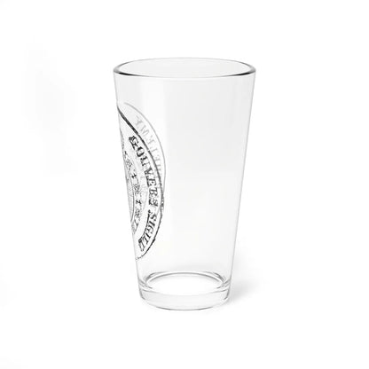 Seal of the Swedish colony of Saint Barthélemy 1784-1877 (Sweden) (Coat of Arms) Pint Glass 16oz - Go Mug Yourself