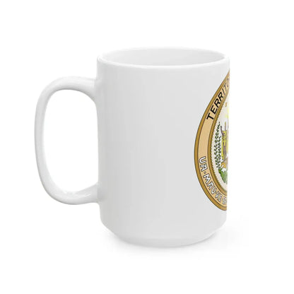 Seal of the Territory of Hawaii - White Coffee Mug - Go Mug Yourself