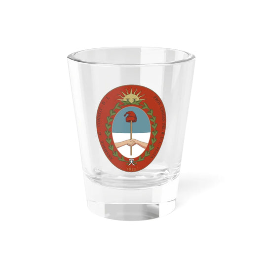 Seal of the United Provinces of the Rio de la Plata Assembly (Argentina) (Coat of Arms) Shot Glass 1.5oz 1.5oz - Go Mug Yourself