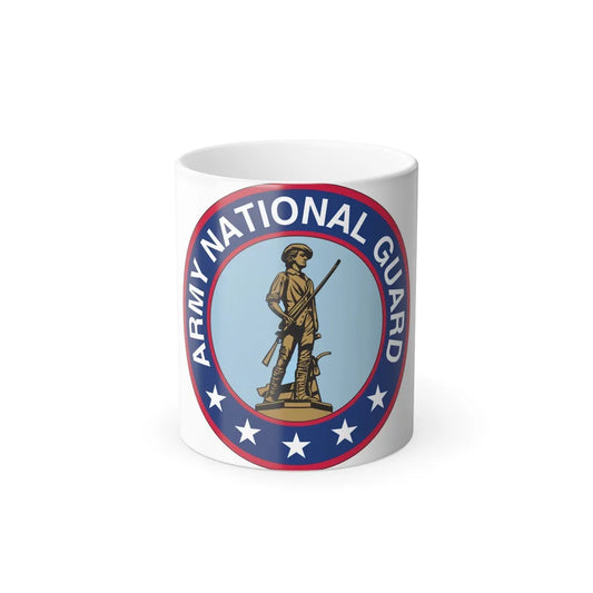 Seal of the United States Army National Guard - Color Changing Mug 11oz-11oz-Go Mug Yourself