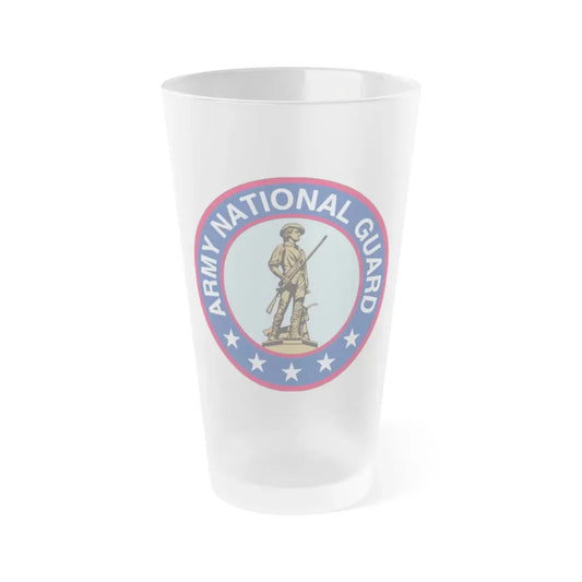 Seal of the United States Army National Guard - Frosted Pint Glass 16oz Default Title - Go Mug Yourself