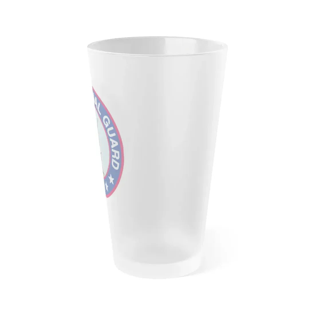 Seal of the United States Army National Guard - Frosted Pint Glass 16oz - Go Mug Yourself