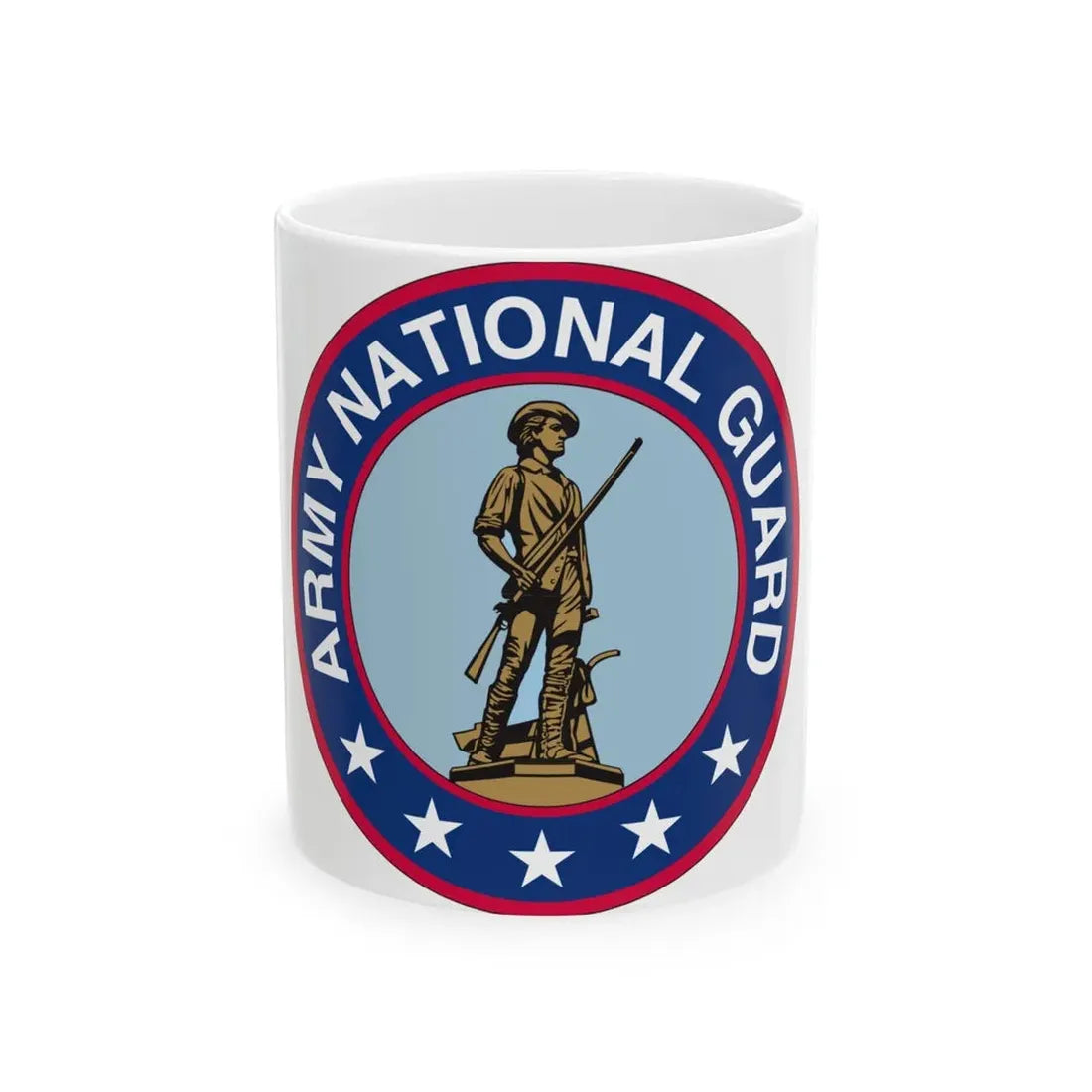Seal of the United States Army National Guard - White Coffee Mug 11oz - Go Mug Yourself