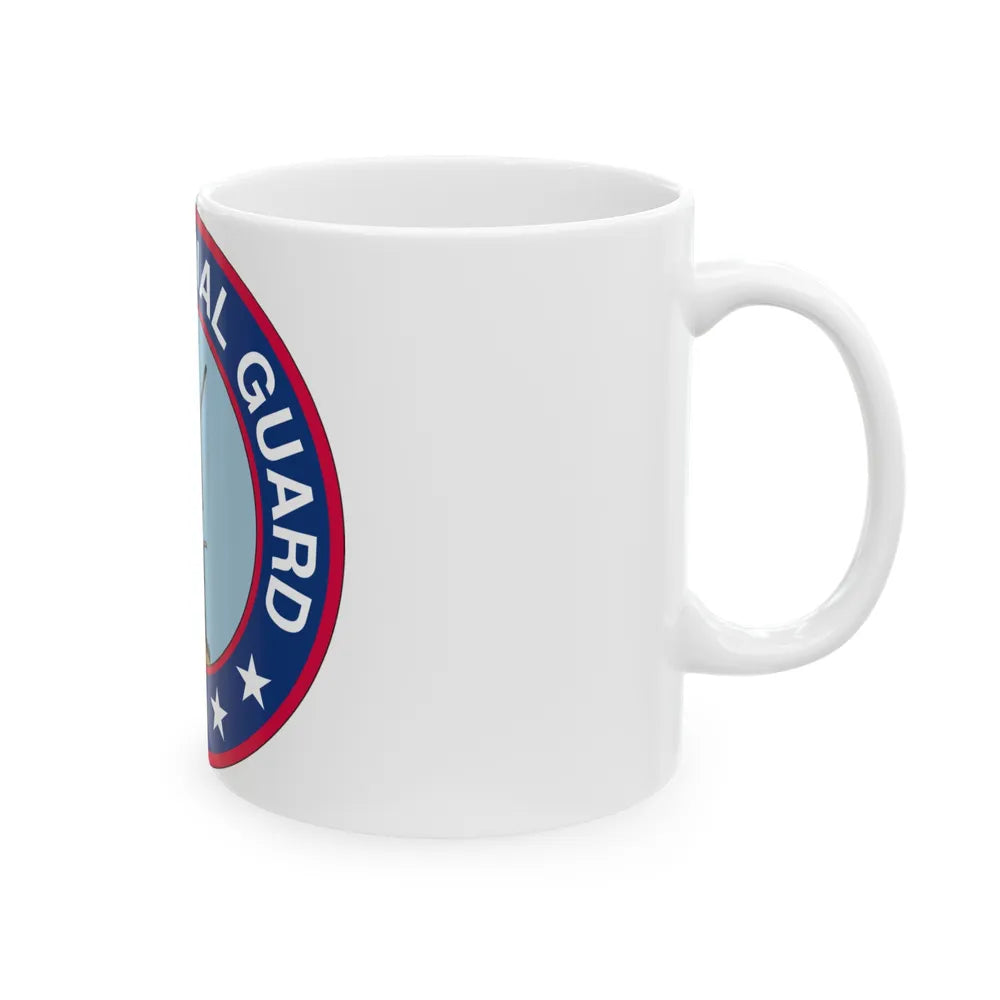 Seal of the United States Army National Guard - White Coffee Mug-Go Mug Yourself