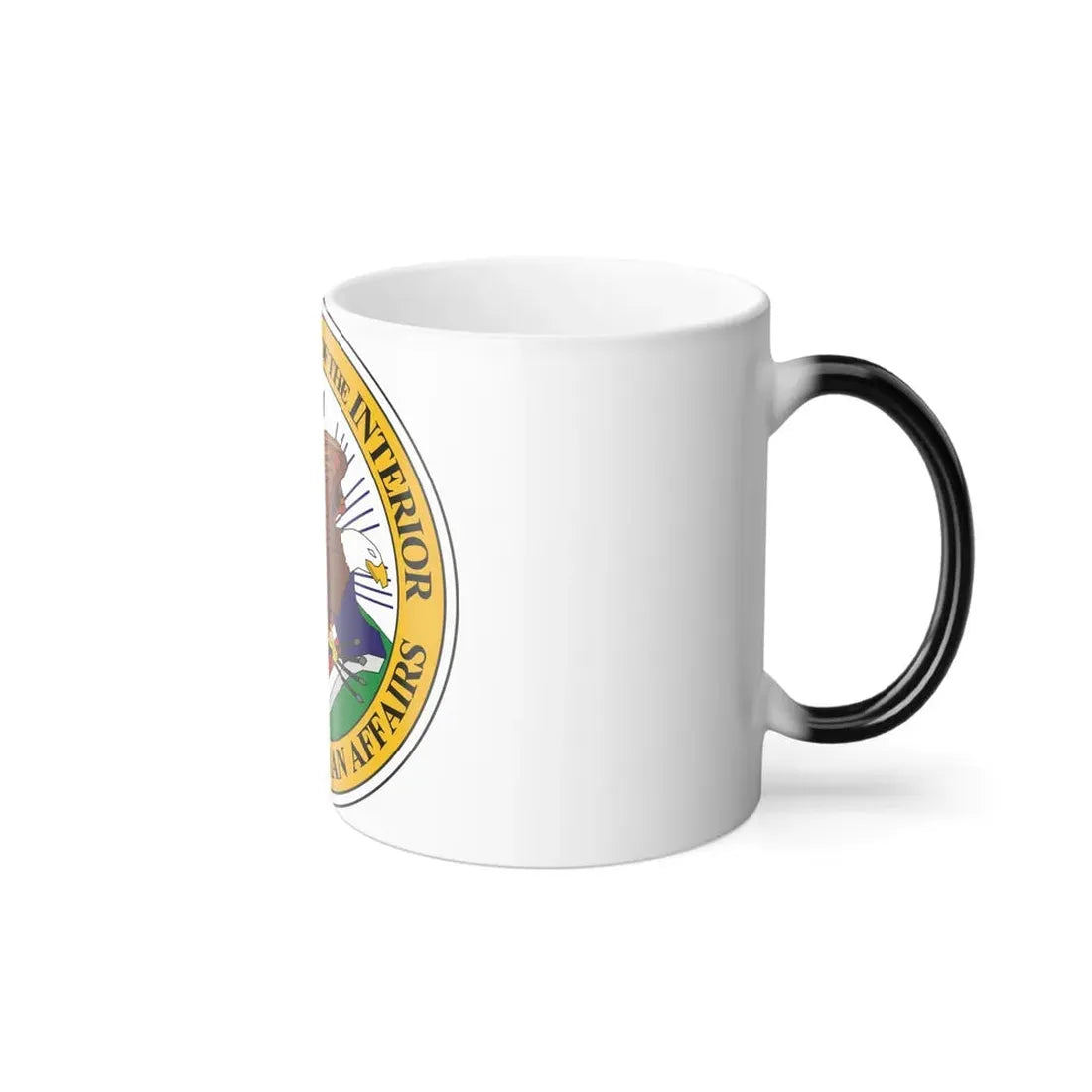 Seal of the United States Bureau of Indian Affairs - Color Changing Coffee Mug - Go Mug Yourself