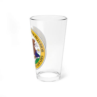 Seal of the United States Bureau of Indian Affairs - Pint Glass 16oz-Go Mug Yourself