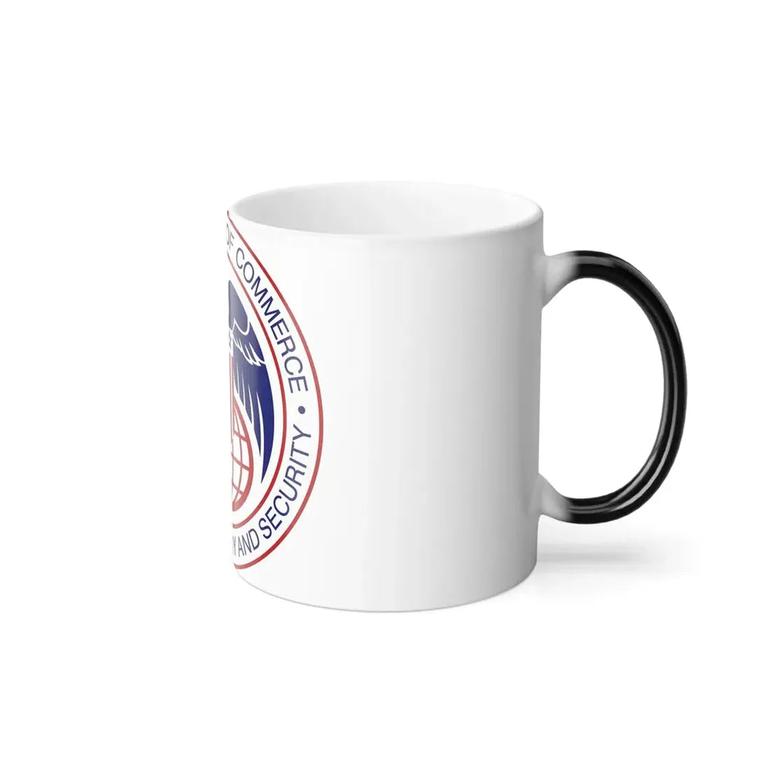 Seal of the United States Bureau of Industry and Security a part of the Department of Commerce - Color Changing Coffee Mug - Go Mug Yourself