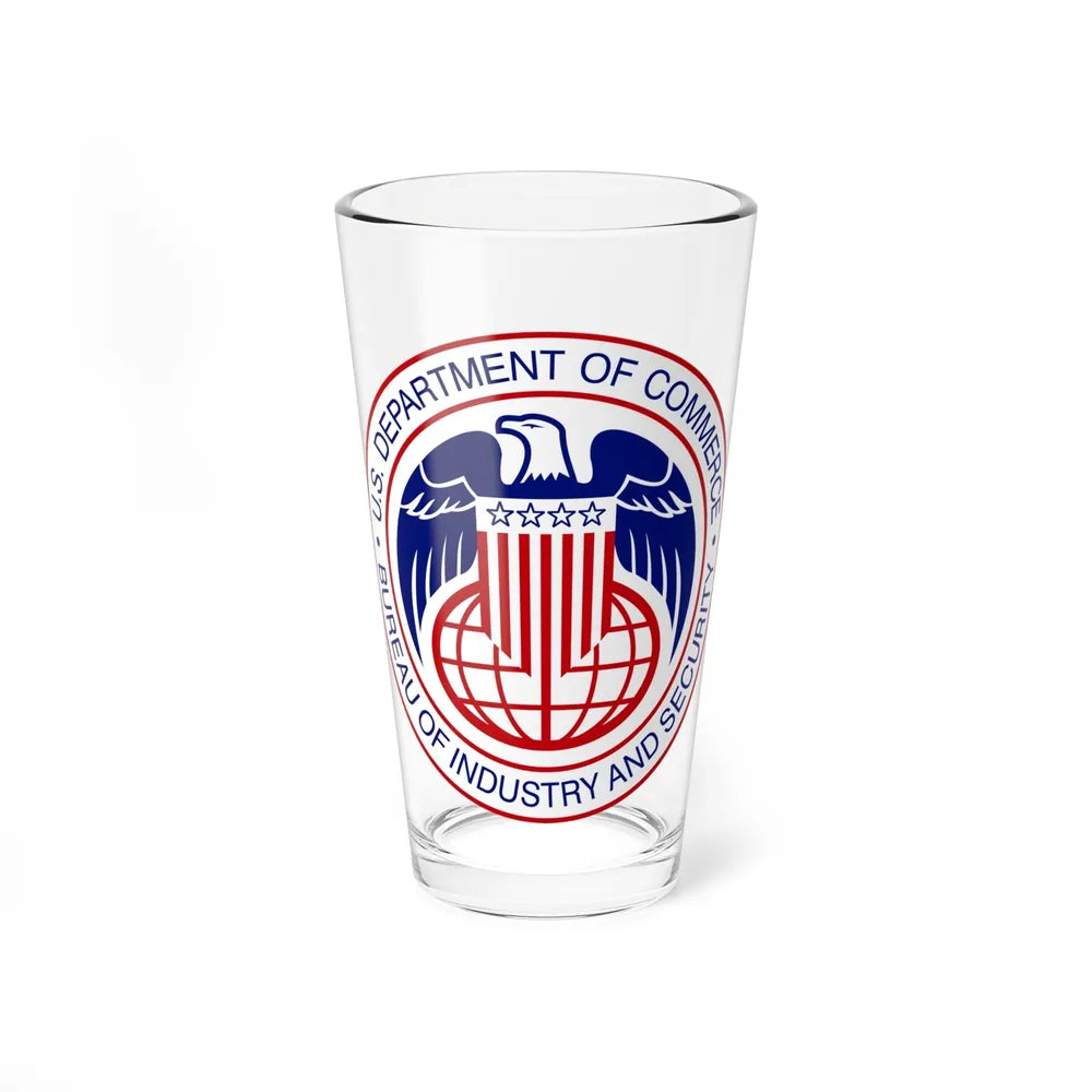 Seal of the United States Bureau of Industry and Security a part of the Department of Commerce - Pint Glass 16oz-16oz-Go Mug Yourself