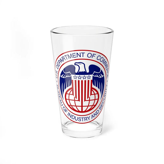 Seal of the United States Bureau of Industry and Security a part of the Department of Commerce - Pint Glass 16oz-16oz-Go Mug Yourself