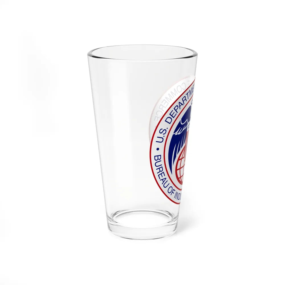 Seal of the United States Bureau of Industry and Security a part of the Department of Commerce - Pint Glass 16oz-Go Mug Yourself