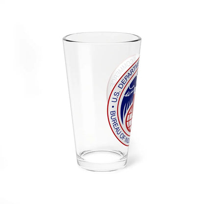 Seal of the United States Bureau of Industry and Security a part of the Department of Commerce - Pint Glass 16oz-Go Mug Yourself