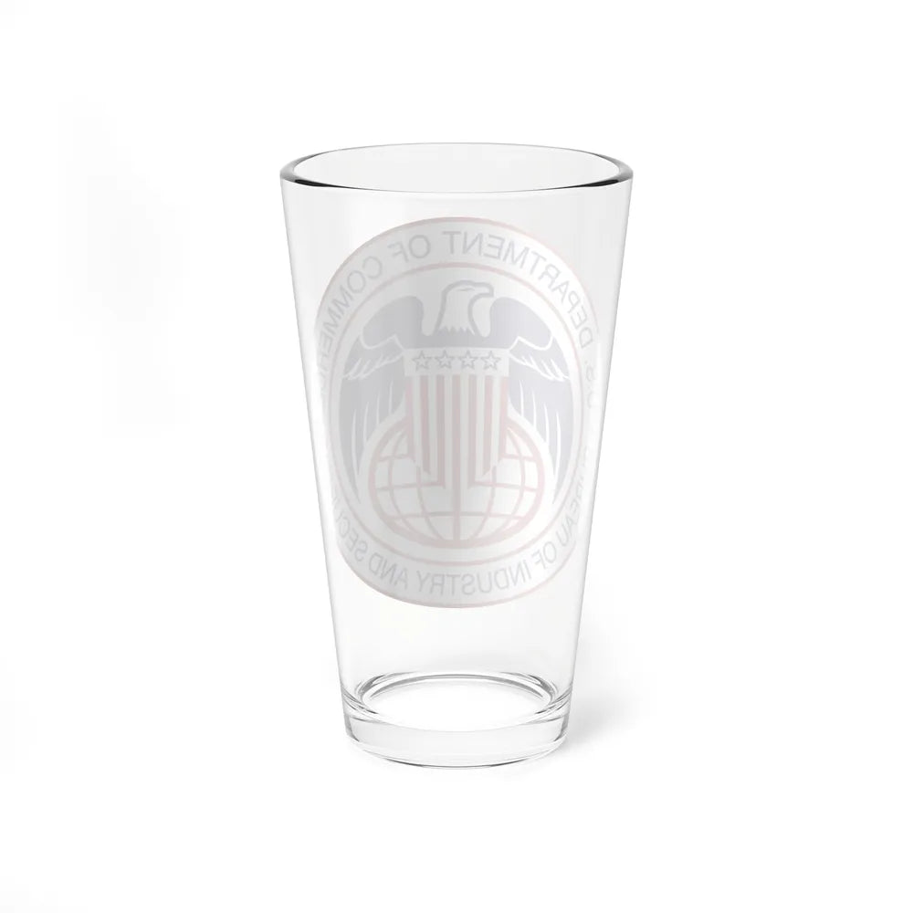 Seal of the United States Bureau of Industry and Security a part of the Department of Commerce - Pint Glass 16oz-Go Mug Yourself