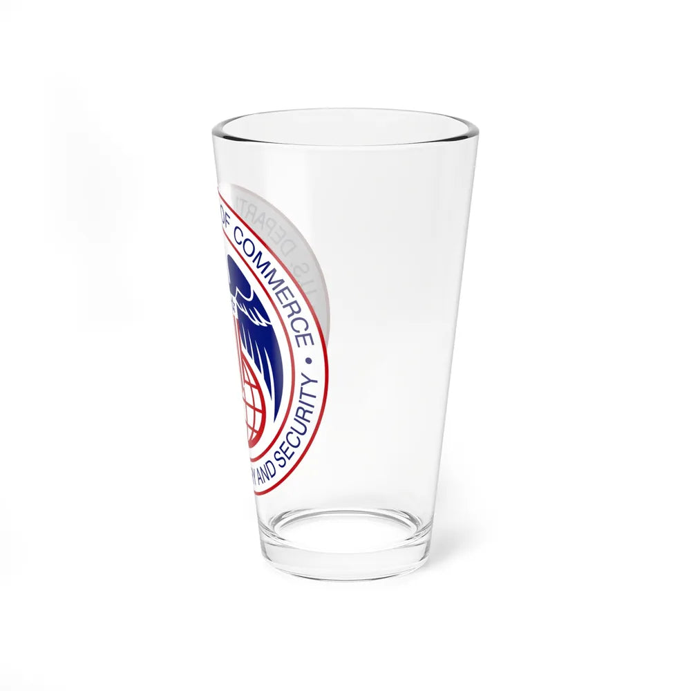 Seal of the United States Bureau of Industry and Security a part of the Department of Commerce - Pint Glass 16oz-Go Mug Yourself