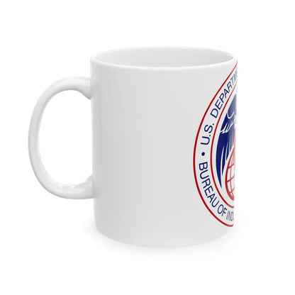 Seal of the United States Bureau of Industry and Security a part of the Department of Commerce - White Coffee Mug - Go Mug Yourself