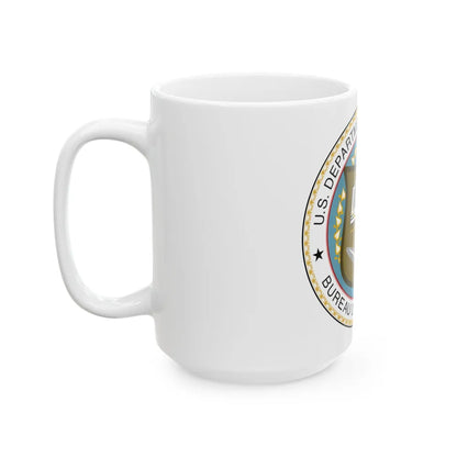 Seal of the United States Census Bureau - White Coffee Mug-Go Mug Yourself