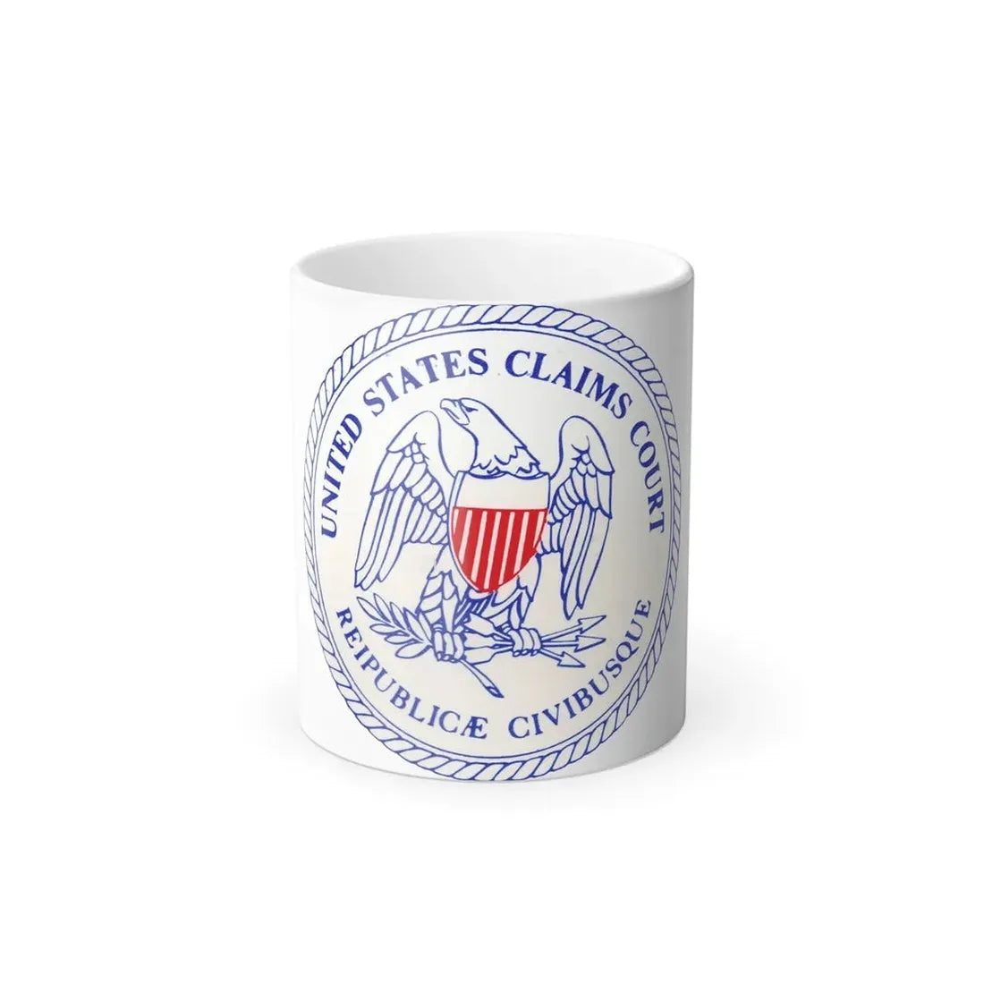 Seal of the United States Claims Court from 1982 to 1992 - Color Changing Coffee Mug 11oz - Go Mug Yourself