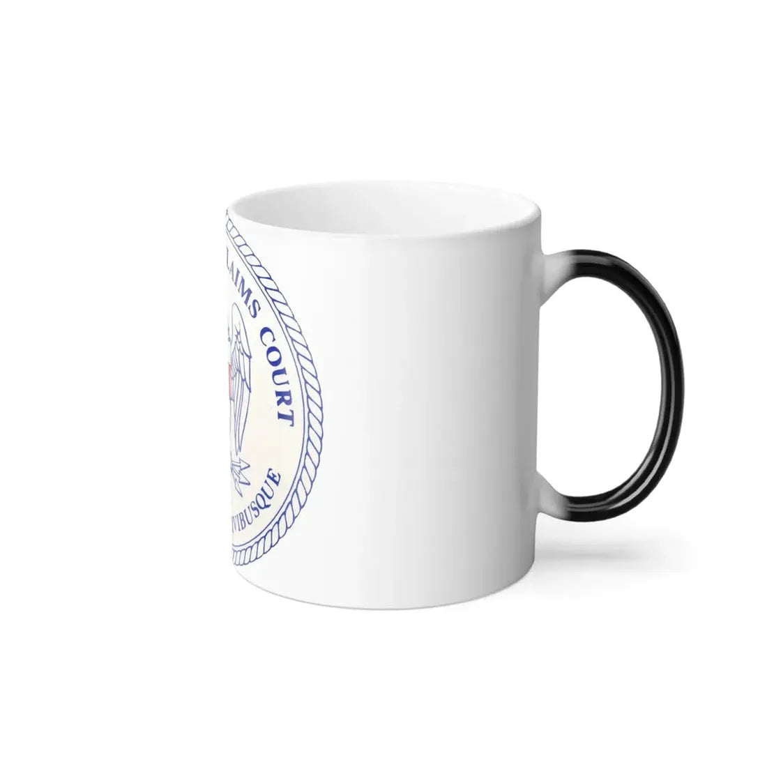 Seal of the United States Claims Court from 1982 to 1992 - Color Changing Coffee Mug - Go Mug Yourself